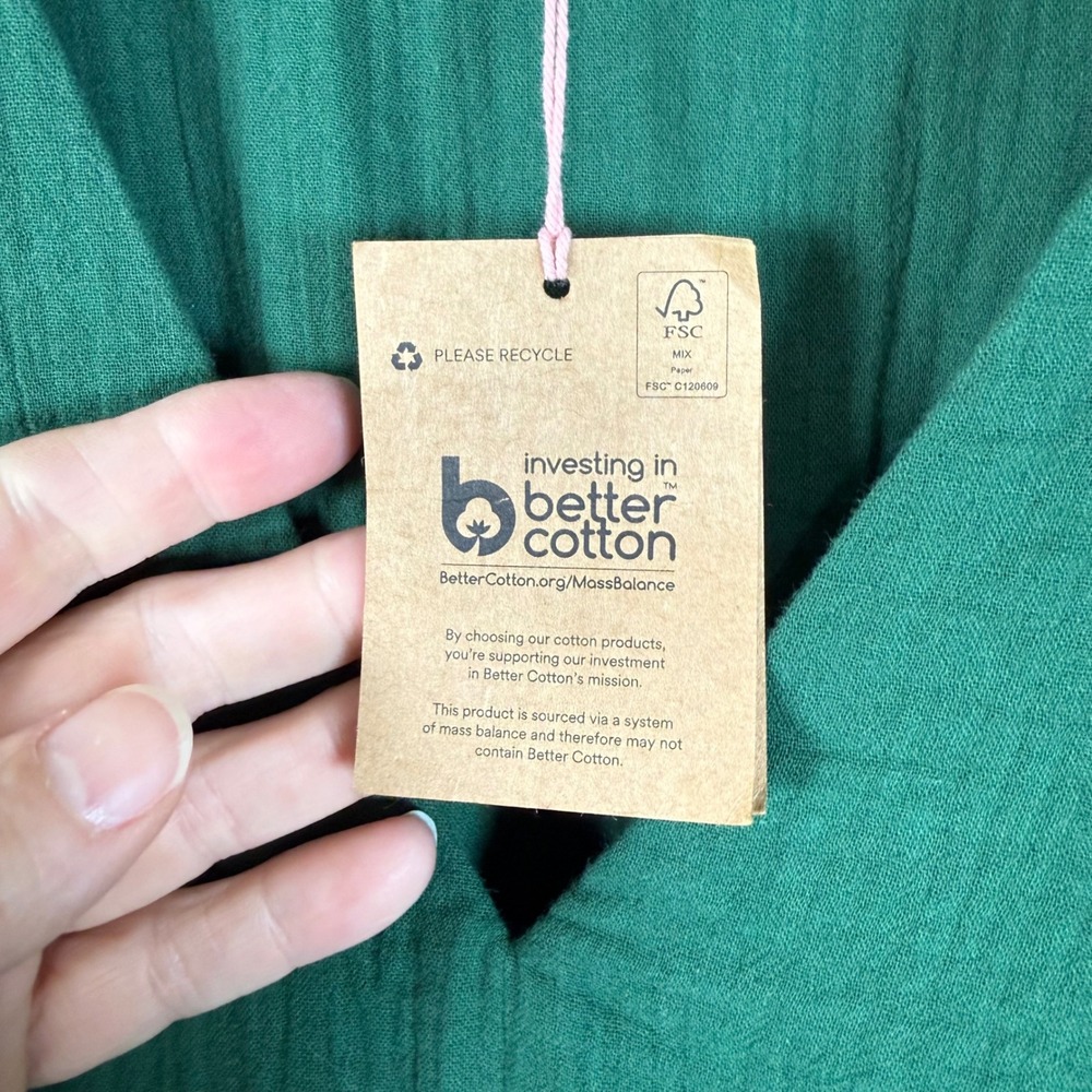 Boden NWT Eve Eden Green Sleeved Double Cloth V-Neck Midi Dress 14R - Picture 6 of 14